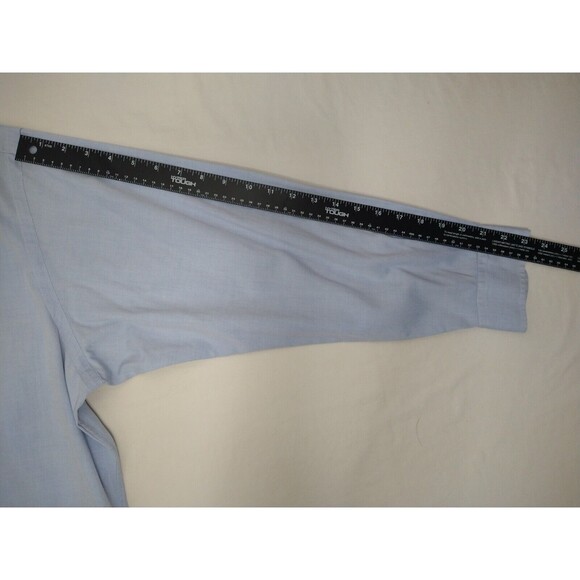 Ralph Lauren Polo Button Down Shirt Cotton Blue 16 1/2 33 Yarmouth Denim Preppy - Picture 10 of 11